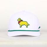 The Golden Golf Hat | White