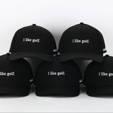 I Like Golf Hat | Black