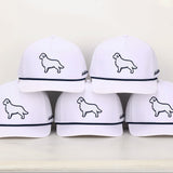Simply Golden Golf Hat | White