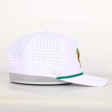 The Golden Golf Hat | White