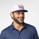 Patriotic Pup Golf Hat | Stripes