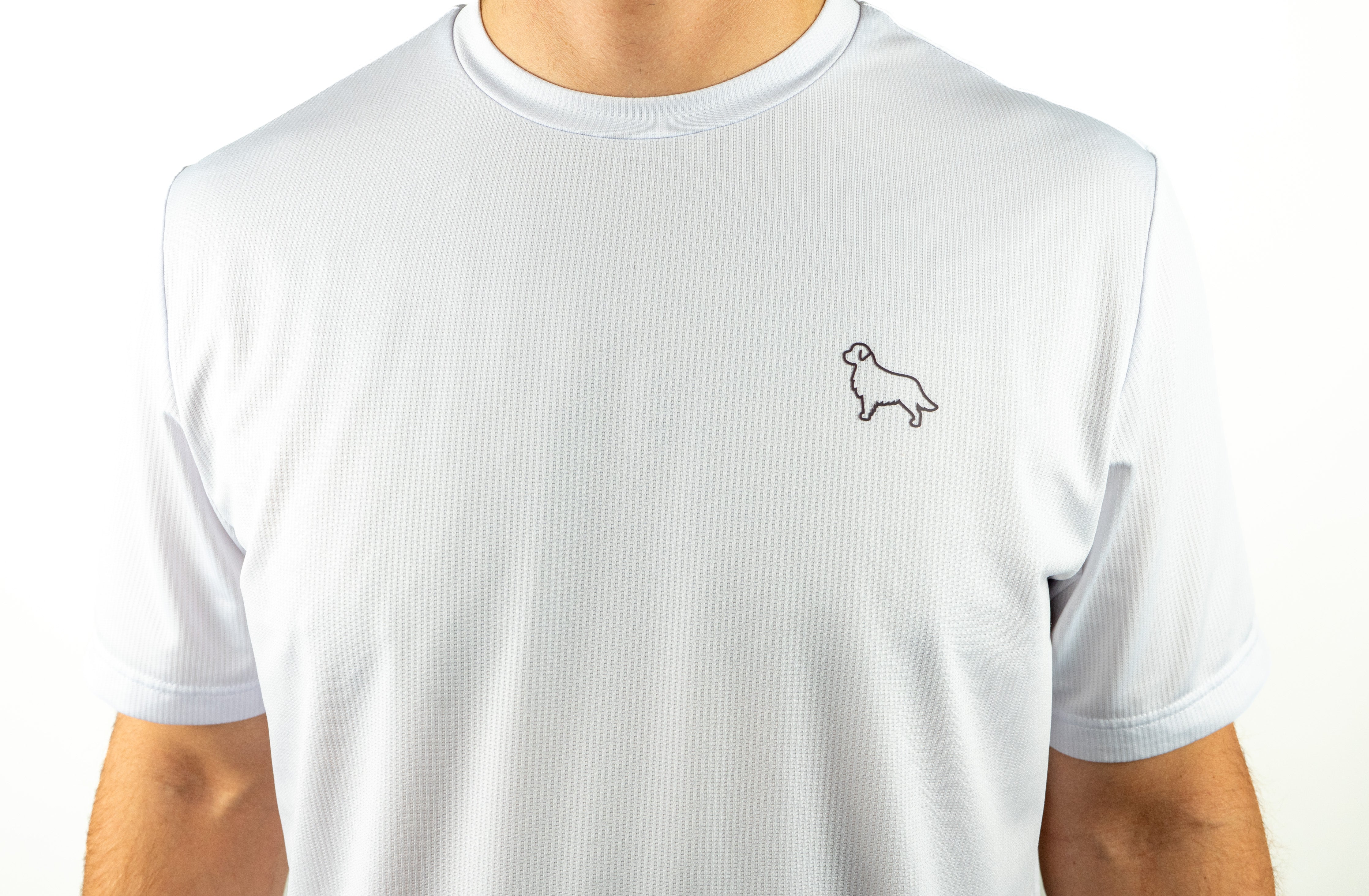 Golden Retriever Performance Shirt | White