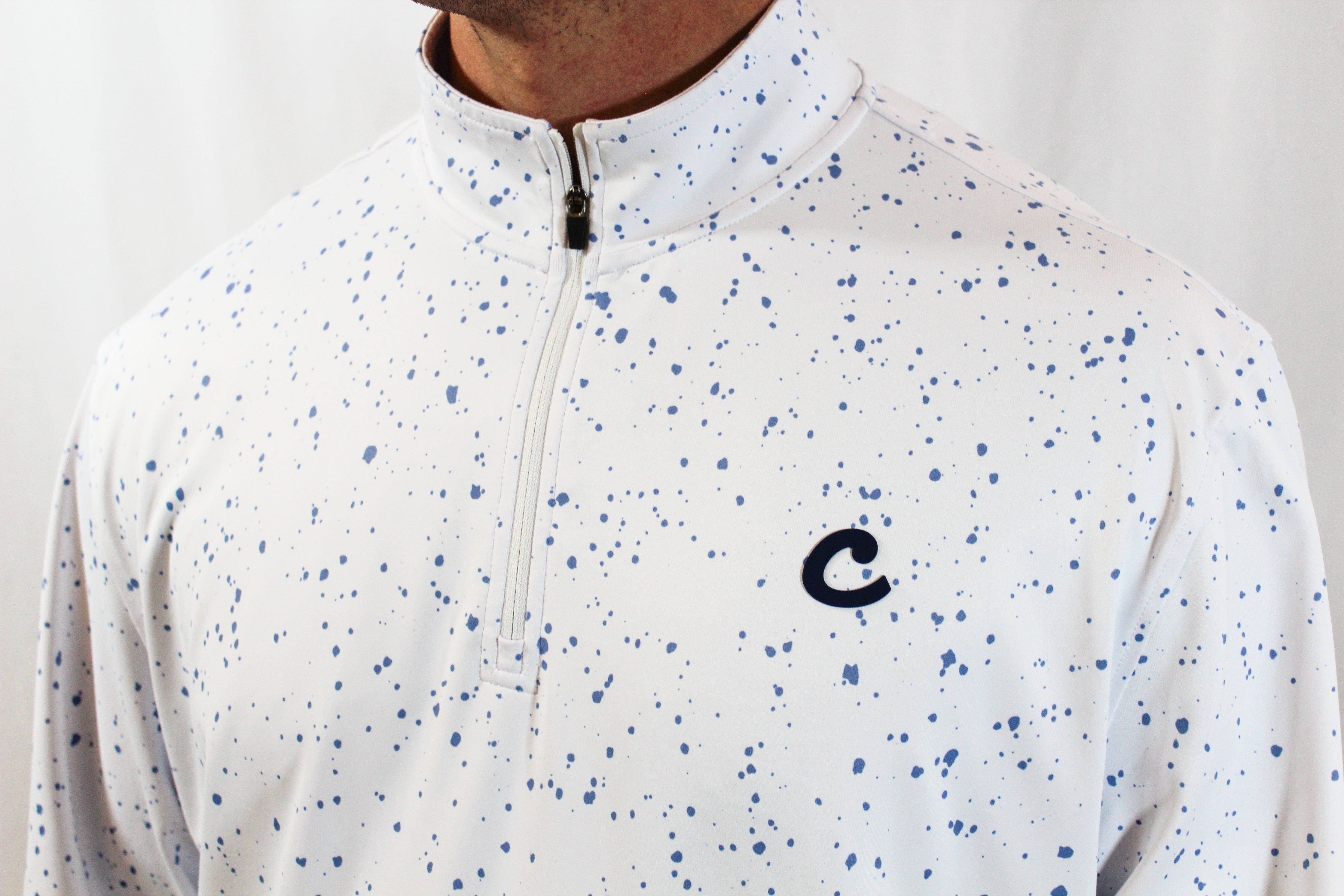 Splatter Quarter Zip | The Blues