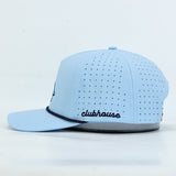 Simply Golden Golf Hat | Baby Blue