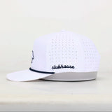 Simply Golden Golf Hat | White