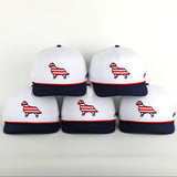 Patriotic Pup Golf Hat | Stripes