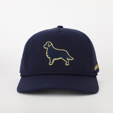 Simply Golden Golf Hat | Navy