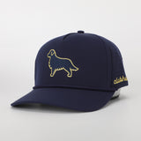 Simply Golden Golf Hat | Navy